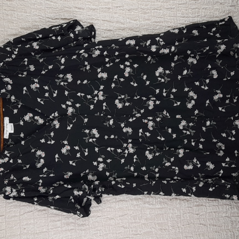 In Every Story Top Blouse Size 2X  Black